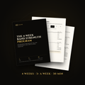 The 4-Week Band Strength Program by Masir, cover and pages